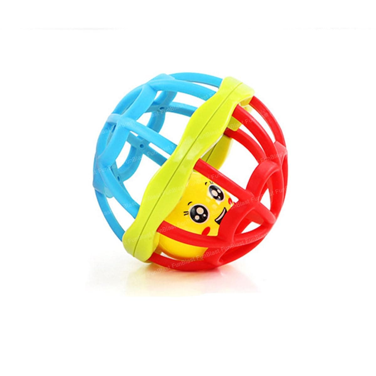 FunBlast Ball Rattle for Babies - Rattles for Kids, Rattle Toys for Infants, New Born Toys for Toddlers (Pack of 1; Multicolor)