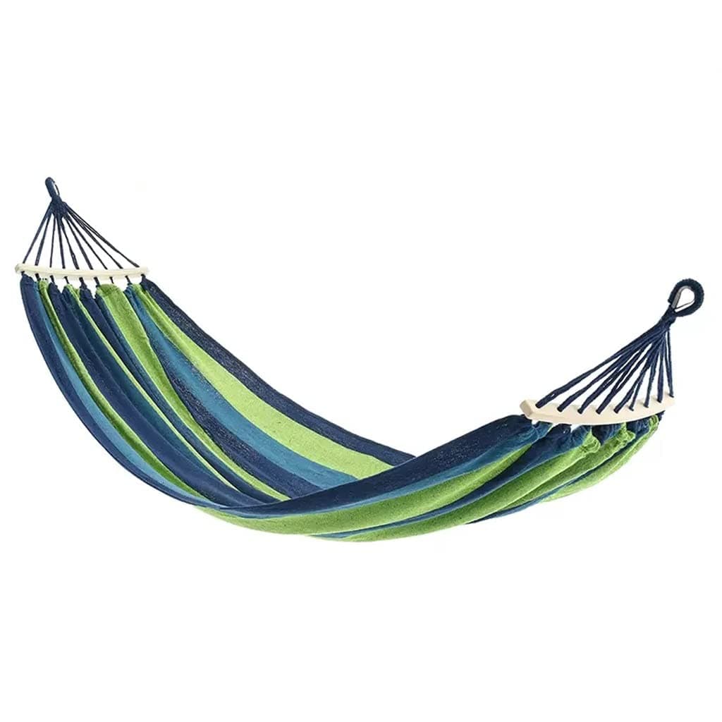Outdoor Hammock Anti-rollover Travel Camping Portable Hammock Hanging Chair Outdoor Portable Camping Travel Equipment (Color : Green, Size : 200 * 100cm)