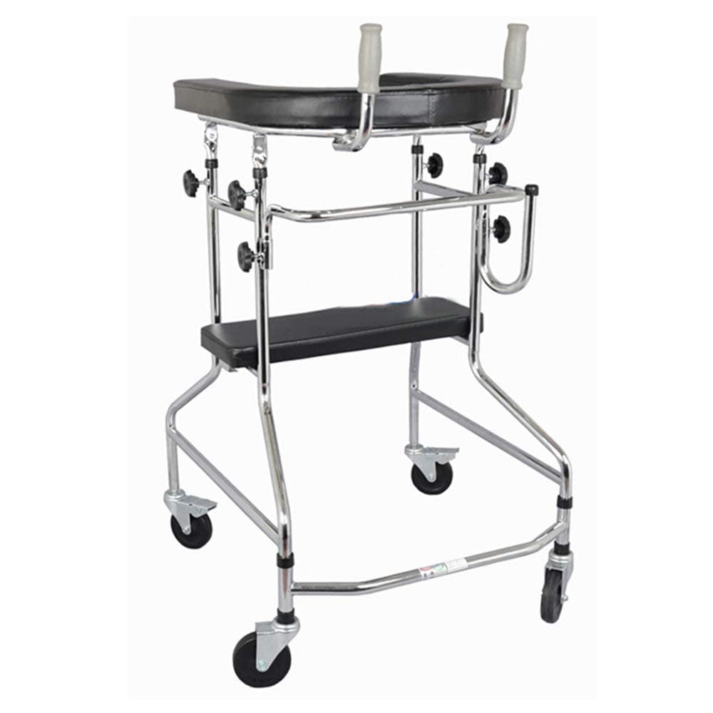 CHENKUI Rollators Old Man Pulley Adult Standing Frame Rehabilitation Training Equipment Non-Slip Walking Stick with Hospital