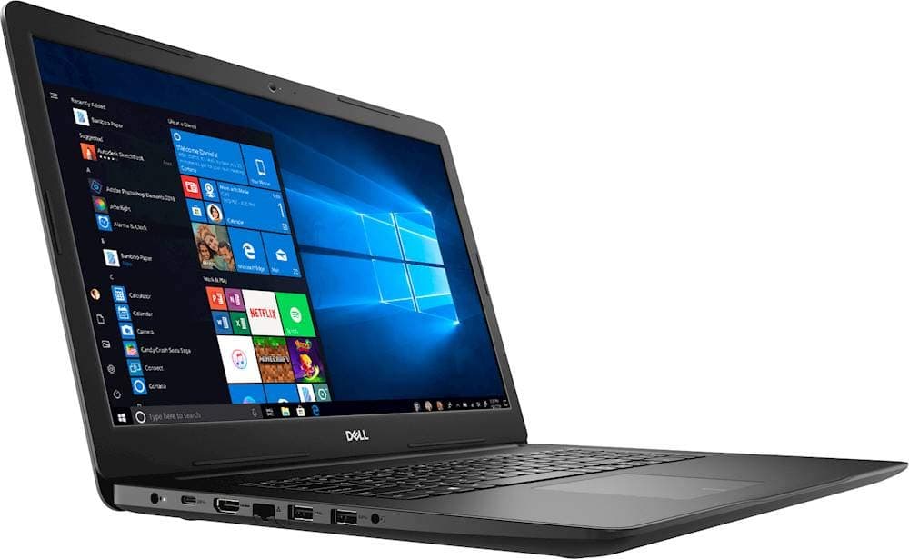 Dell Inspiron 17 3793-17.3" FHD - 10th gen i7-1065G7-8GB - 1TB HDD+128GB SSD - Black