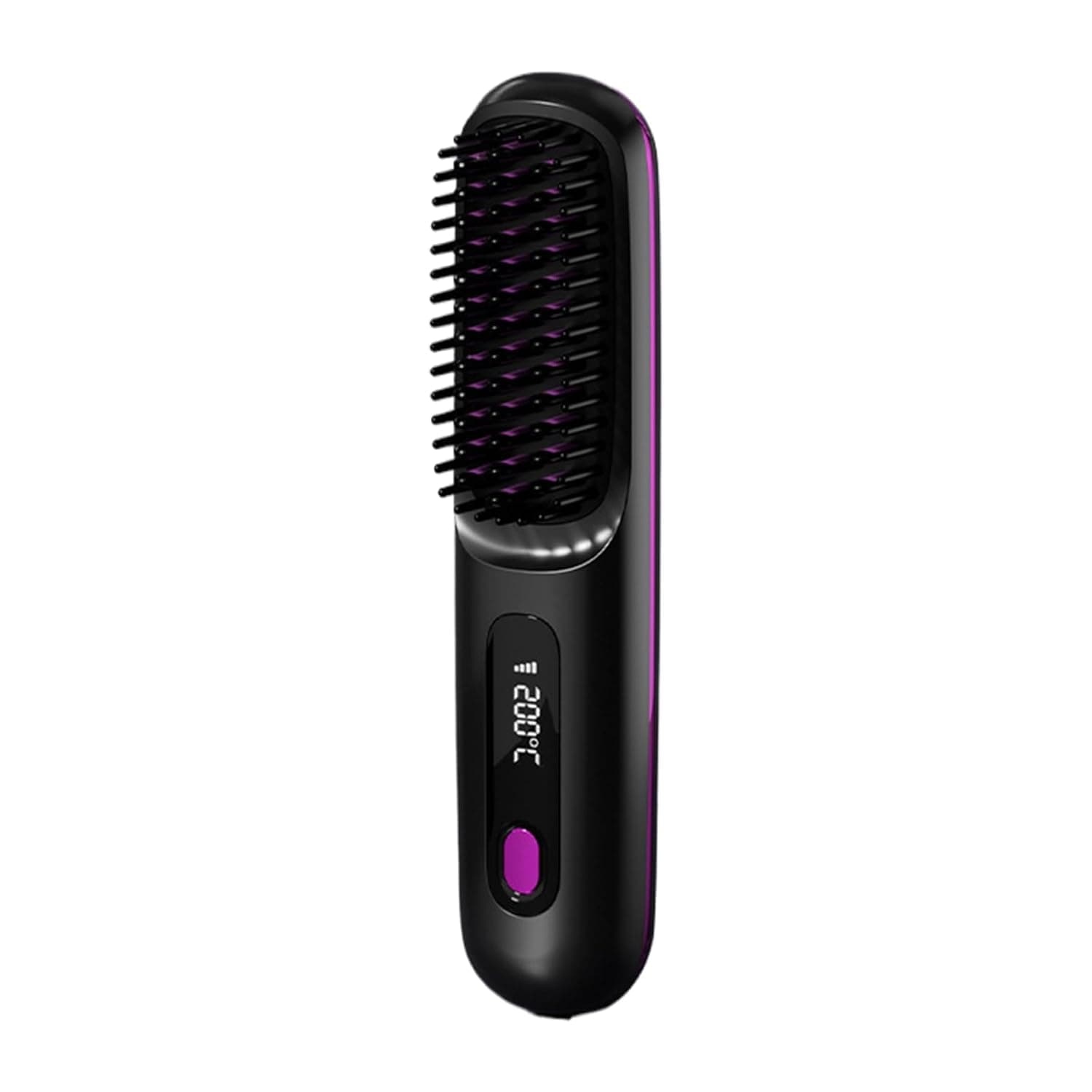 Hair Straightener Comb | Cordless Rechargeable Styling Tools with 3 Temp Settings | Hair Straightening Comb - for Home Outdoor Travel Vacation