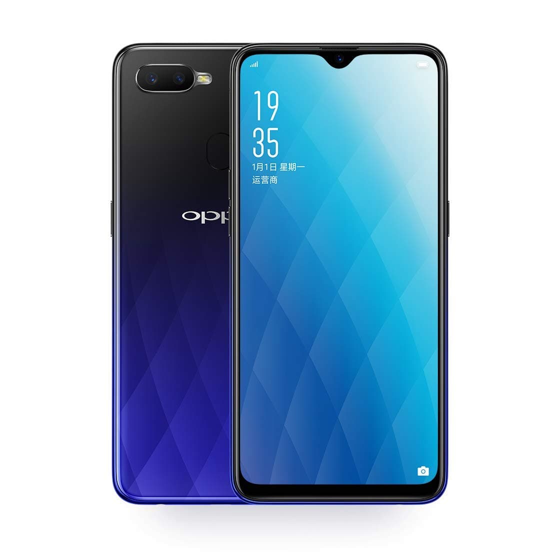 OPPO A7X Dual-SIM 64GB ROM + 4G+E2255B RAM (GSM Only | No CDMA) Factory Unlocked 4G/LTE Smartphone (Ice Flame Blue) - International Version