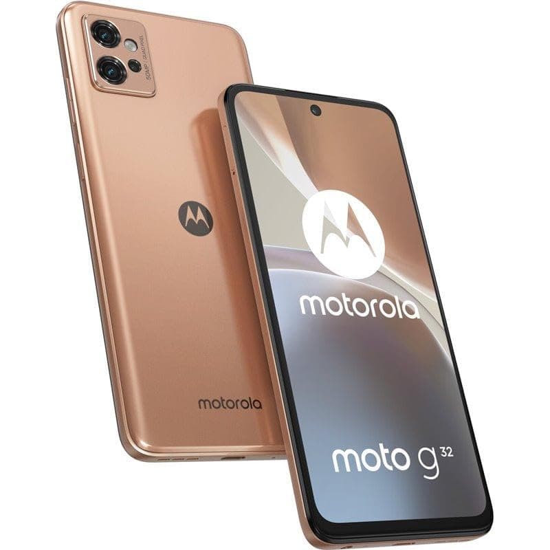Motorola Moto G32 Dual-Sim 256GB ROM + 8GB RAM (GSM only | No CDMA) Factory Unlocked 4G/LTE SmartPhone (Rose Gold) - International Version