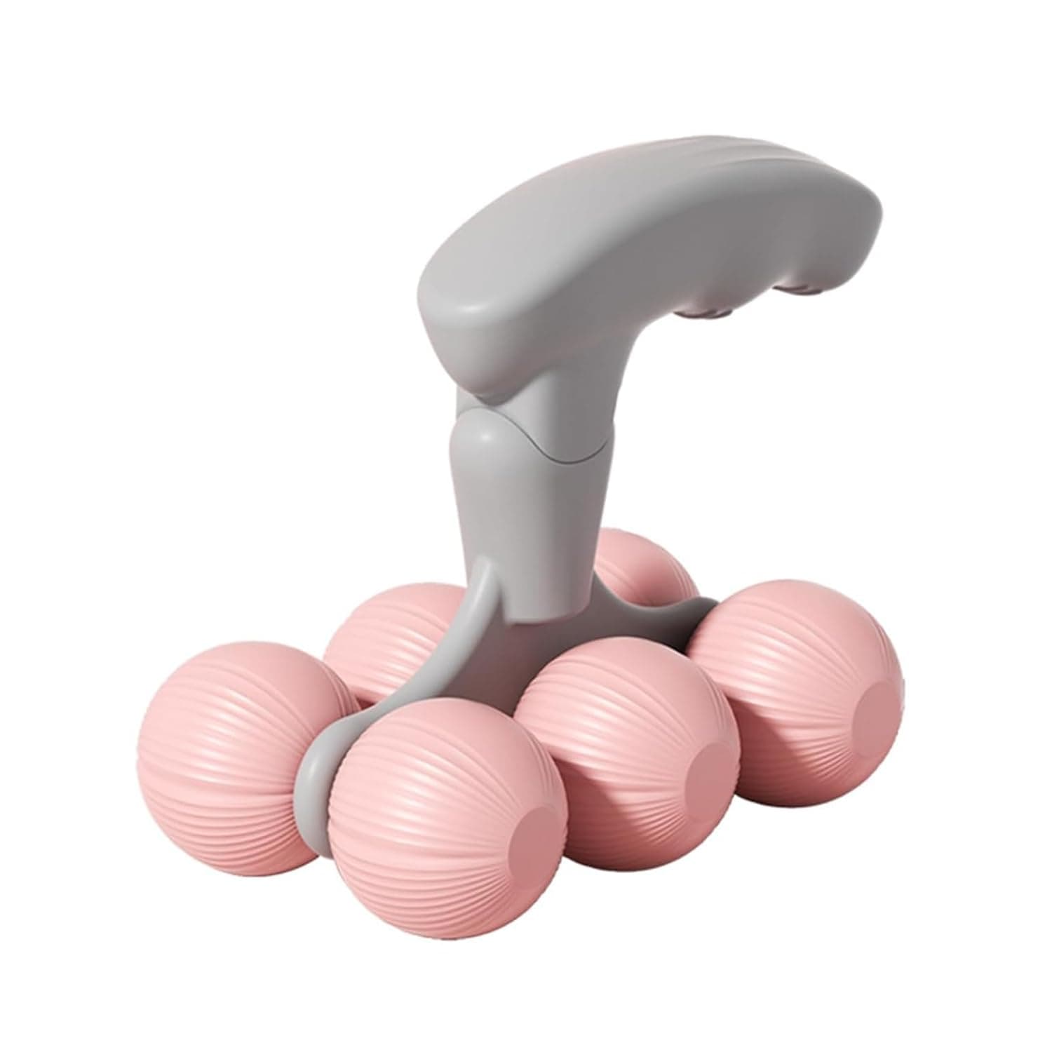 Tazweeq Handheld 6 Wheel Ring Massage Roller, Lymphatic Drainage and Muscle Relief Tool for Legs Body, Compact Fitness Relaxer for Men Women