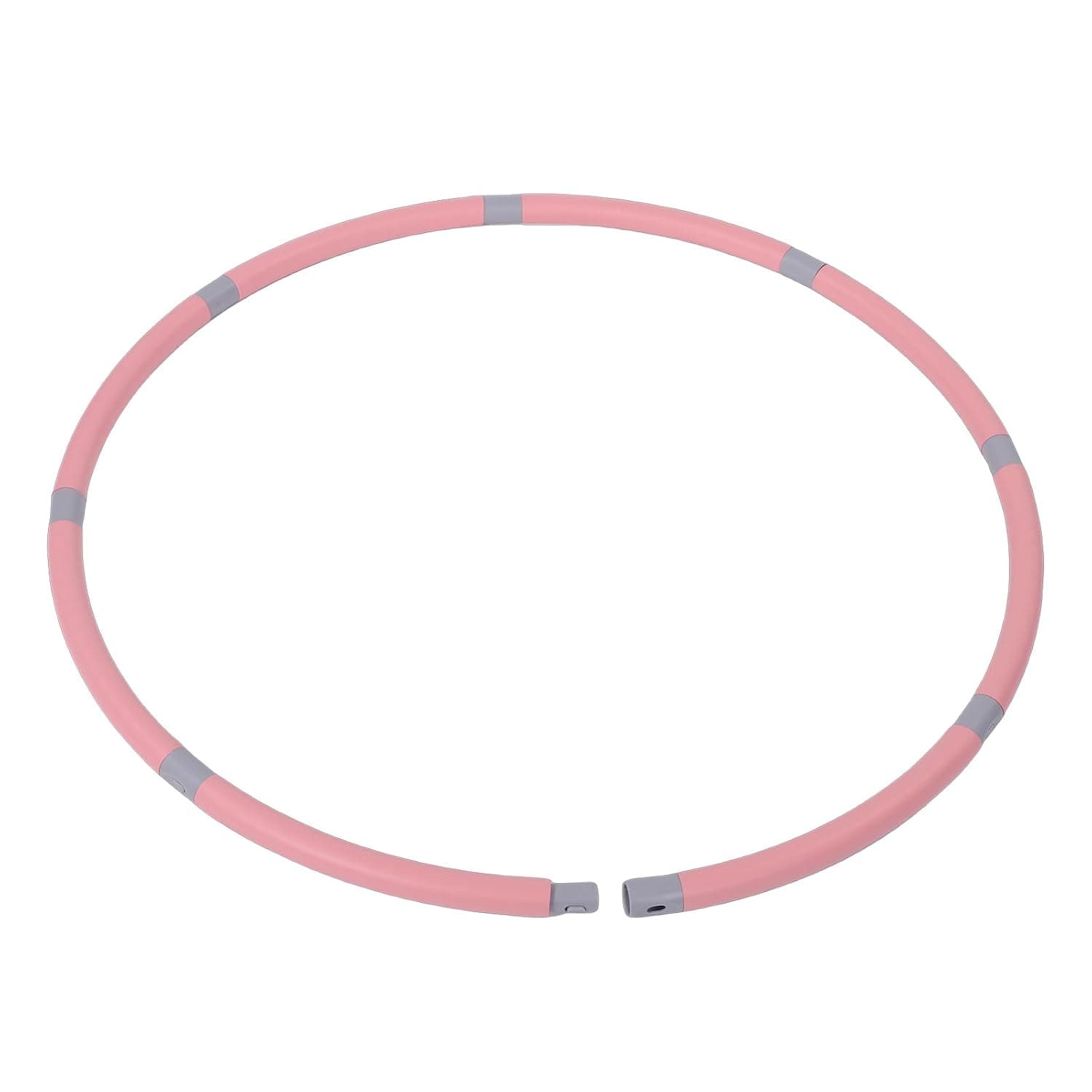 POENVFPO POENVFPO Weighted Fitness Hoop, Detachable Exercise Hoop with Safe Lock Design, Portable Home Workout Equipment for Weight Loss and Core Training for Adults (Purple)
