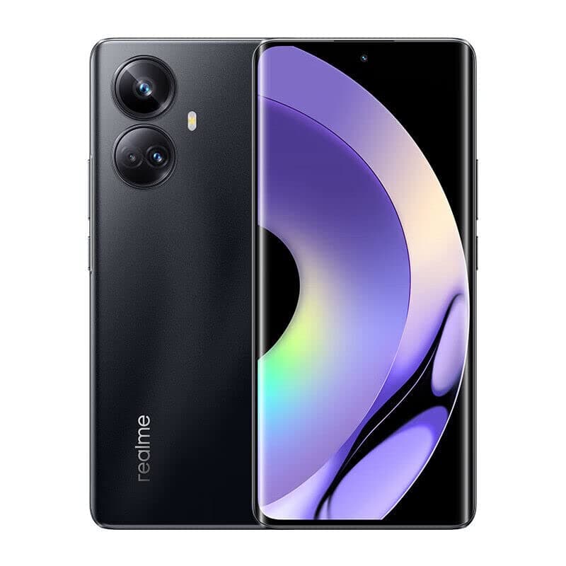 Realme 10 Pro+ RMX3686 Dual-SIM 128GB ROM + 8GB RAM (Only GSM | No CDMA) Factory Unlocked 5G Smartphone (Dark Matter) - International Version