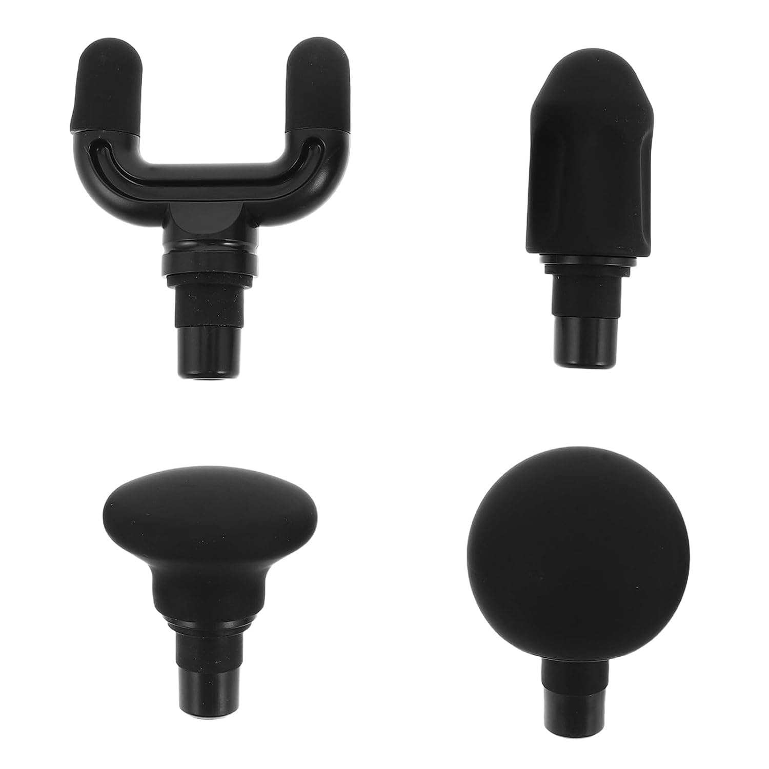 4Pcs Deep Tissue Massager Gun Head: 12-13mm Massager Tip Attachment Head Replacement, Ideal for Athletes, Muscle Relaxation and Gym Sessions, Compact Design