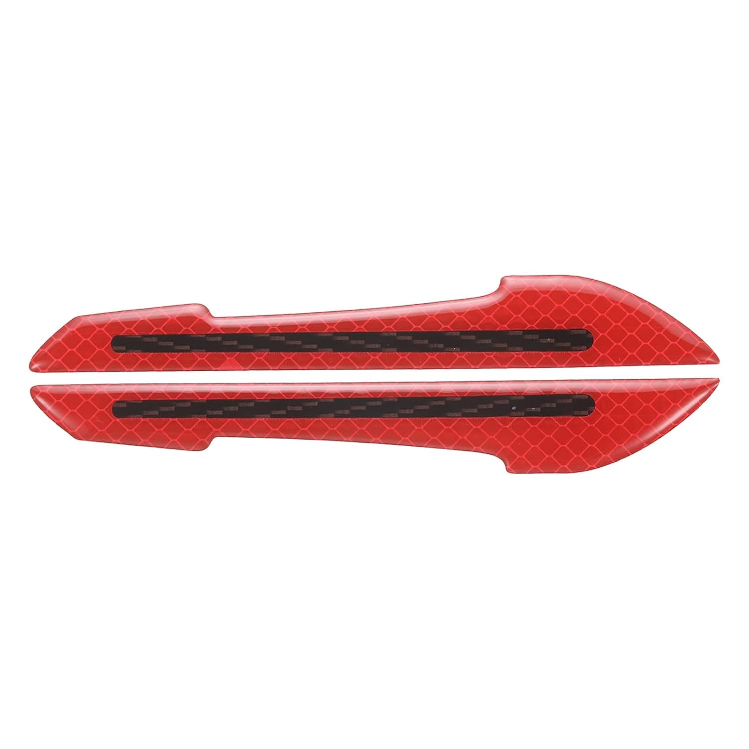 HARFINGTON 2pcs Protector Reflective Stickers for Rearview Mirror Anti-Scratch Car Stickers Non-Marking Auto Protective Film Universal Vehicle Decoration Accessory for All Auto, Red