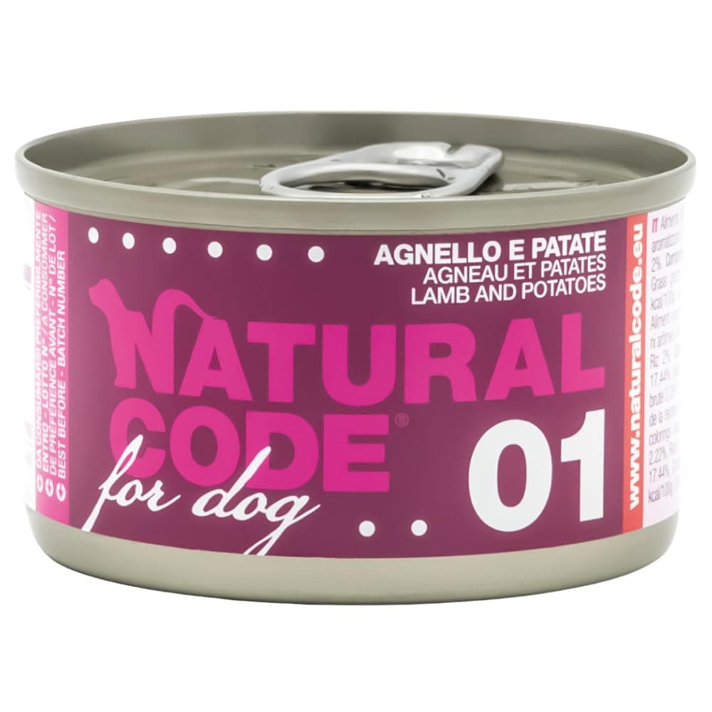 Natural Code Dog Wet Food Lamb & Potato Adult 90g
