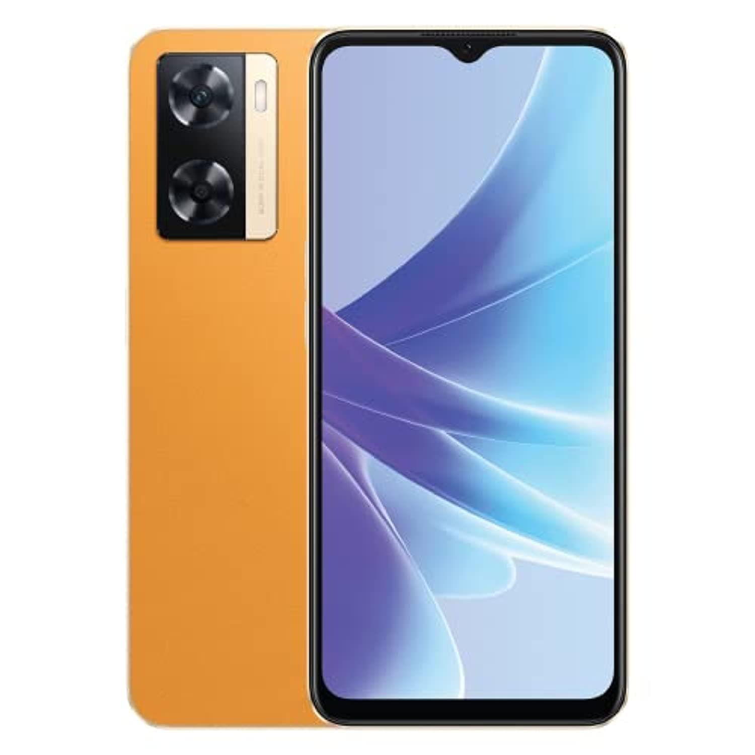 OPPO A77s Dual SIM 6.56 inches Smartphone 128GB 8GB RAM|5000mAh Long Lasting Battery |Fingerprint and Face Recognition | 4G LTE Android Phone, Sunset Orange