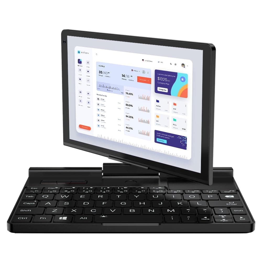 GPD Pocket 3 Mini Laptop with Intel Pentium Gold 7505 CPU, 16GB LPDDR4x RAM, 512GB NVMe SSD, 1920x1200p Touch Screen; Windows 11, Wi-Fi 6, Bluetooth 5.0