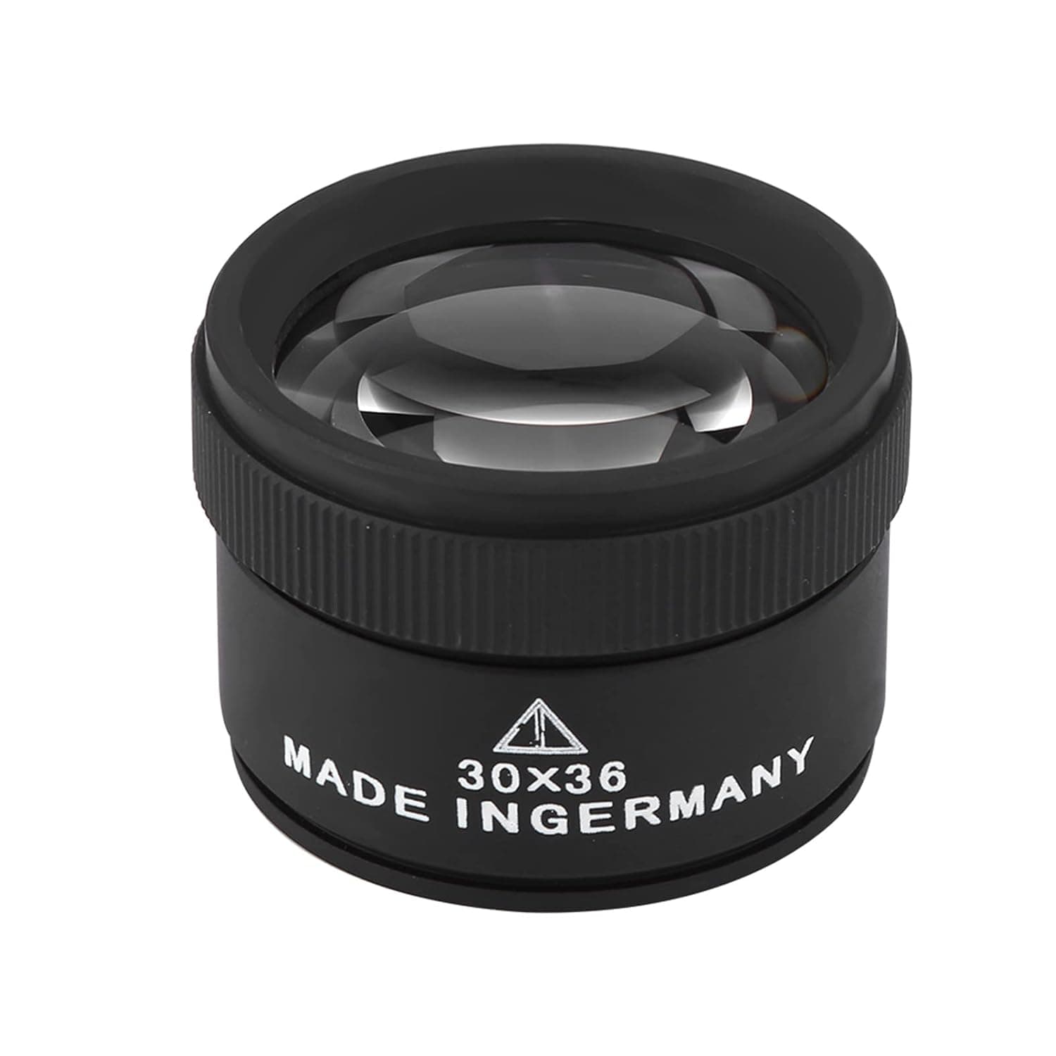 30X Optics Magnifying Loupes, Jewelry Microscope Pocket Glass Magnifier Portable Handheld Eye Loop Dome Desktop Seniors Reading Lens for Watch Repair Coins Stamps Scope Map Craft Newspapers Gems | Portable Pocket Magnifier for Coins, Jewelry, Maps, Antiques, Magazines and Craft Use