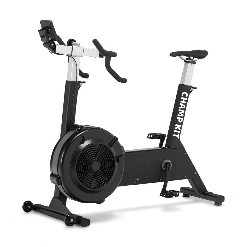 CHAMPKIT Indoor Exercise Bike – Adjustable Seat & Handlebars, Sturdy Home Fitness Bike for Daily Cardio Training