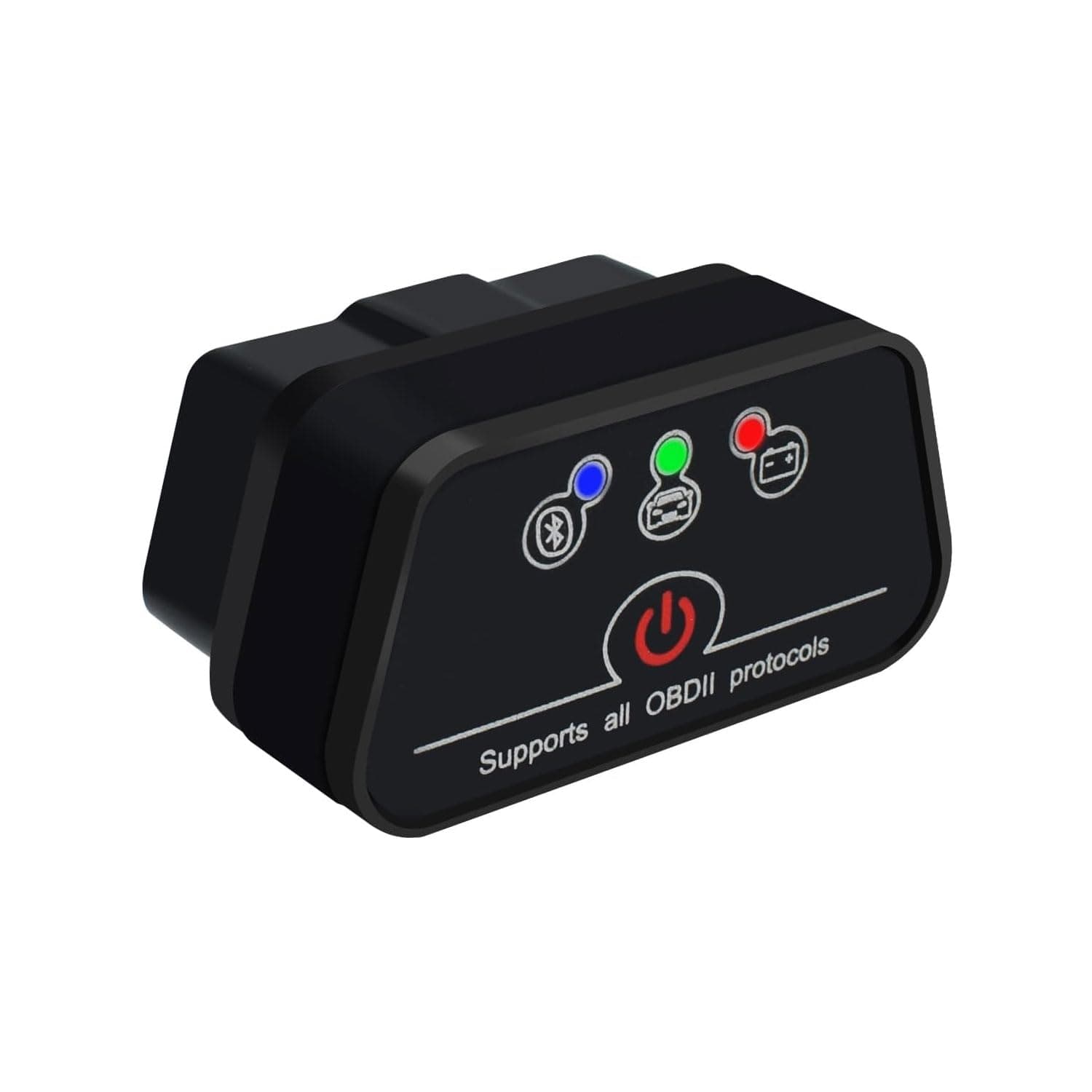 OBD2 5.0 Scanner Bluetooth, Code Reader for Vehicles & Check Engine Diagnostic Scan Tools with Battery Test, Exclusive App On iOS & Android, Wireless OBDII Adapter Works for 1996 & Newer Cars