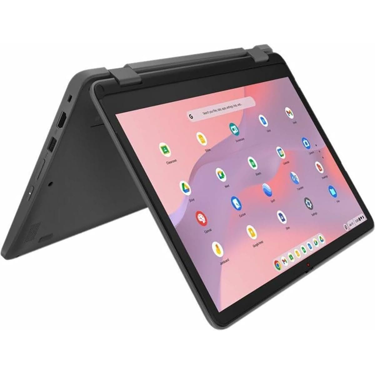 Lenovo 500e Yoga Chromebook Gen 4 82W40009US 12.2" Touchscreen Convertible 2 in 1 Chromebook - WUXGA - 1920 x 1200 - Intel N100 Quad-core (4 Core) - 4 GB Total RAM - 4 GB On-Board Memory - 32 GB
