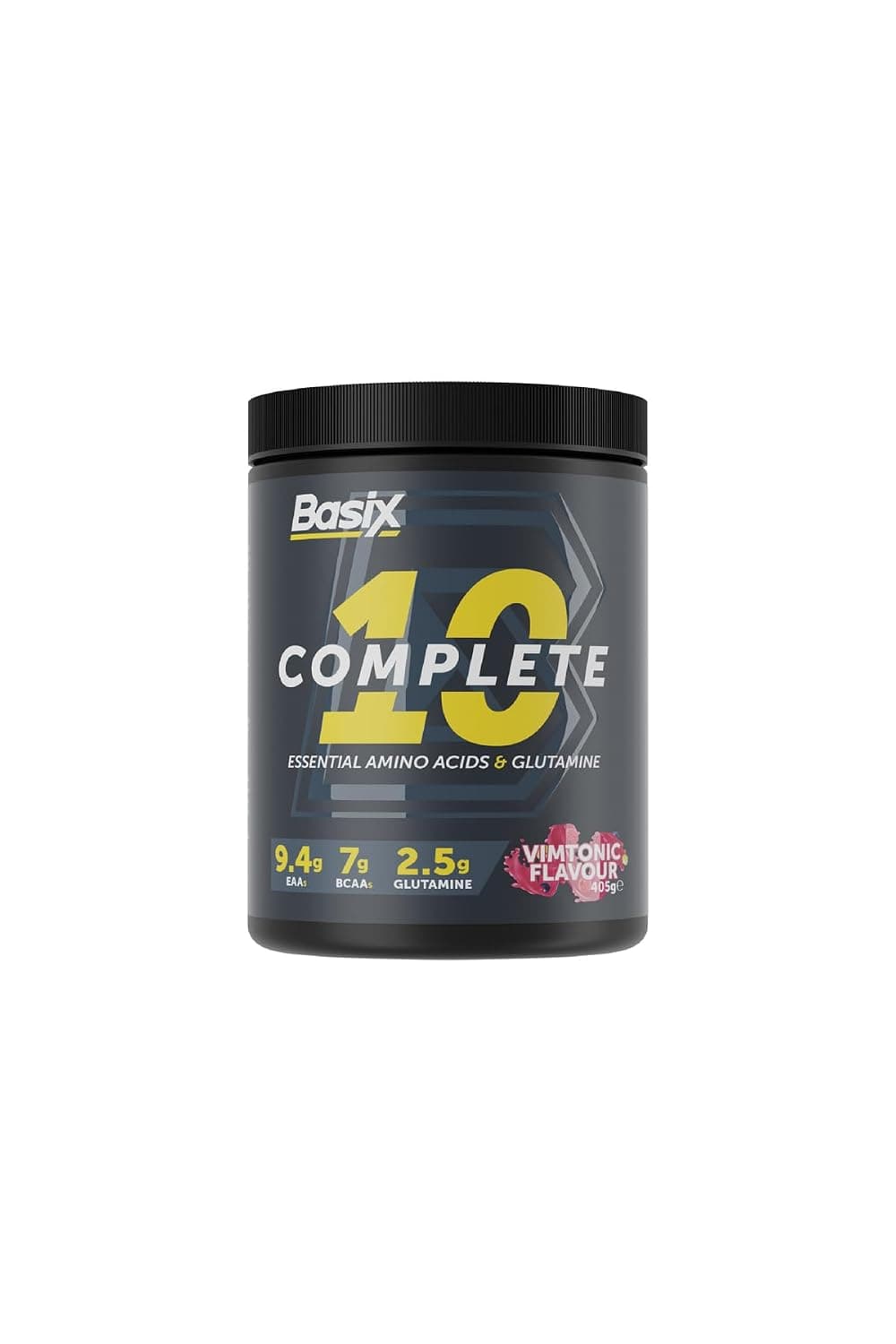 Complete 10 EAAs & Glutamine + Basics Complete 10 Essential Amino Acids Vimto Flavor