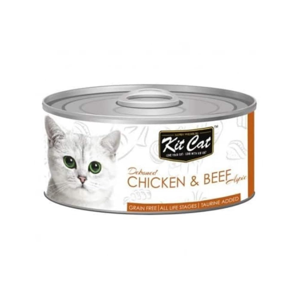 Kit Cat Deboned Wet Food Chicken Beef 80g
