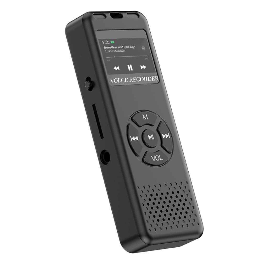 256GB Digital Voice Recorder for Lectures Meetings Voice Activated Recording Device with Playback, Portable Audio Recorder Small Tape Recorder Dictaphone, Interviews, USB, MP3, Password