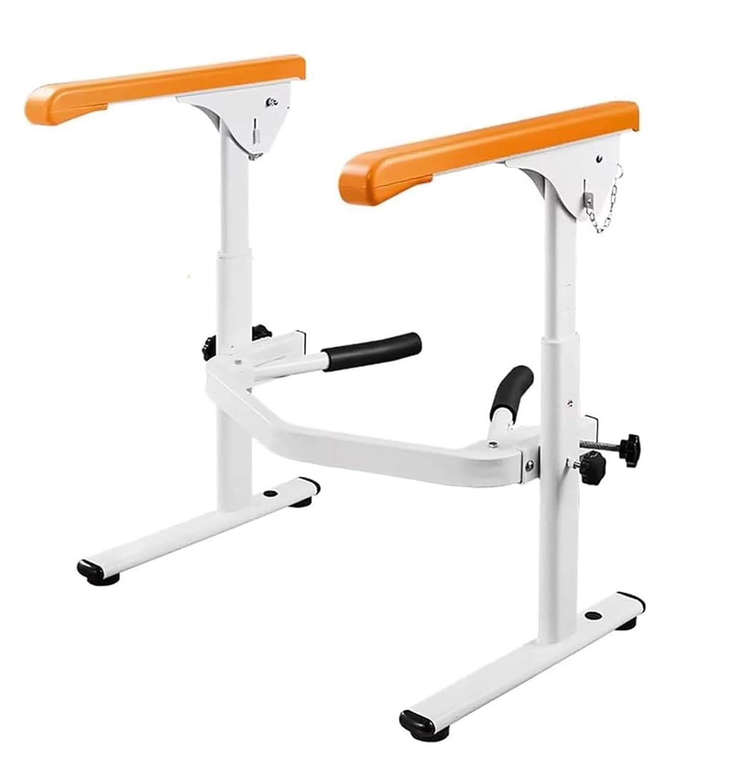 Folding Armrest Toilet Safety Rail, Height Adjustable Bathroom Toilet Pipe Wall Thickness Up to 1.5mm Toilet Frame, for Toilet Seat for The Elderly Any Toilet(Yellow)