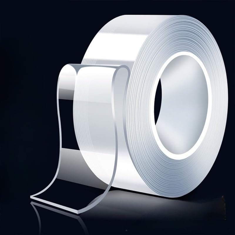 Double Sided Tape 33FT 1.2in Removable Heavy Duty Nano Tape Clear Strong Adhesive Mounting Tape for Poster Carpet Household (6.6 FT)