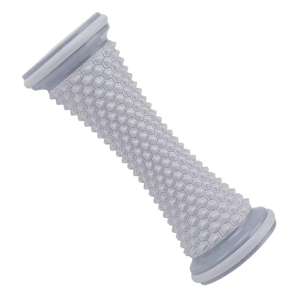 Foot Massage Roller for Plantar Fasciitis, Portable Rubber Massage Roller for Relief, Arch Pain, Massager Roller for Heel Spur Pain,Foot Arch Pain, Stress Relief (Gray)