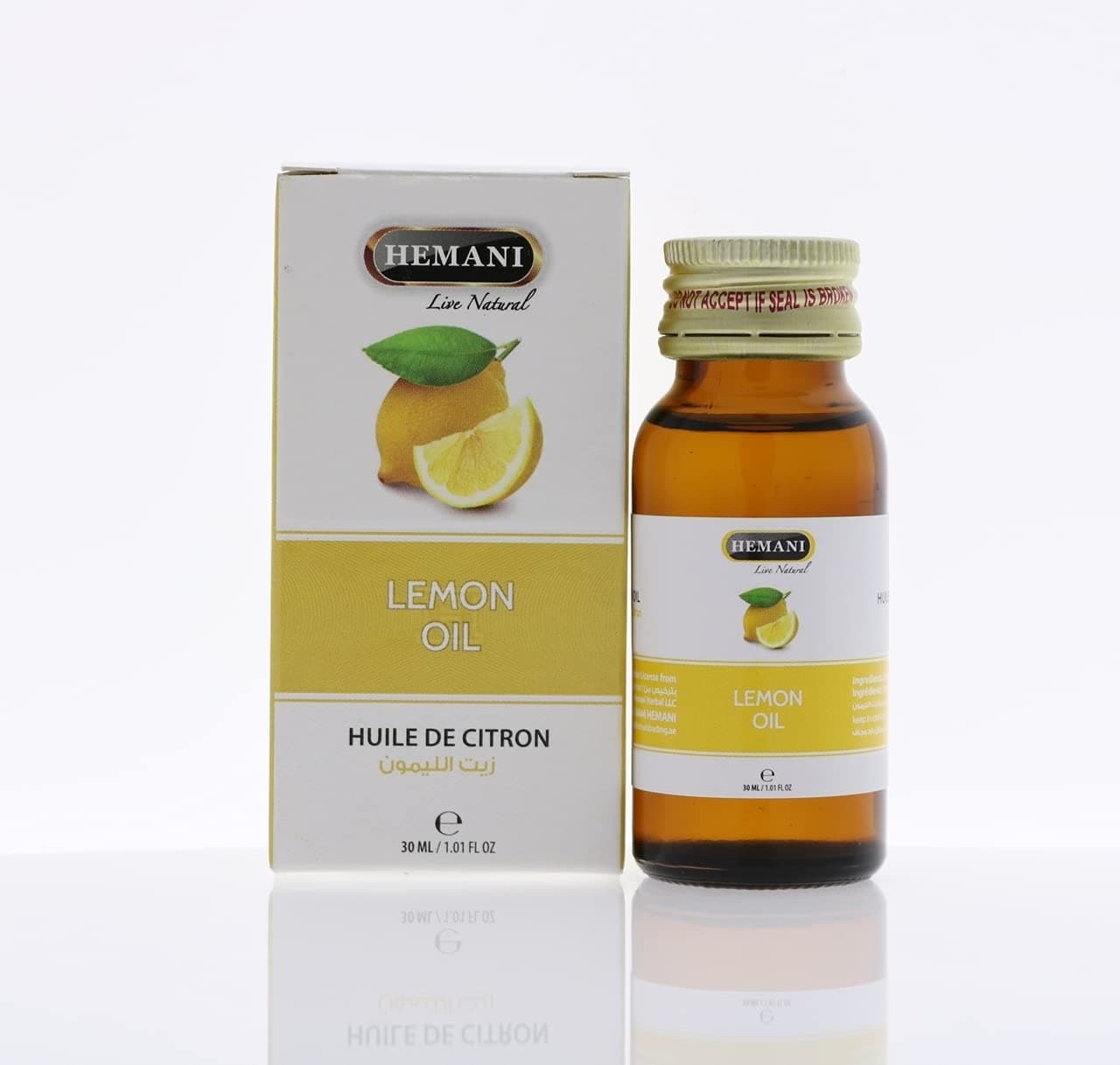 Lemon Oil - 100% Natural Herbal Cold Pressed Essential Oil