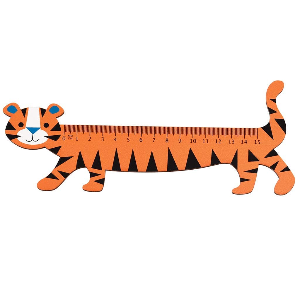 Rex London Tiger Wooden Ruler