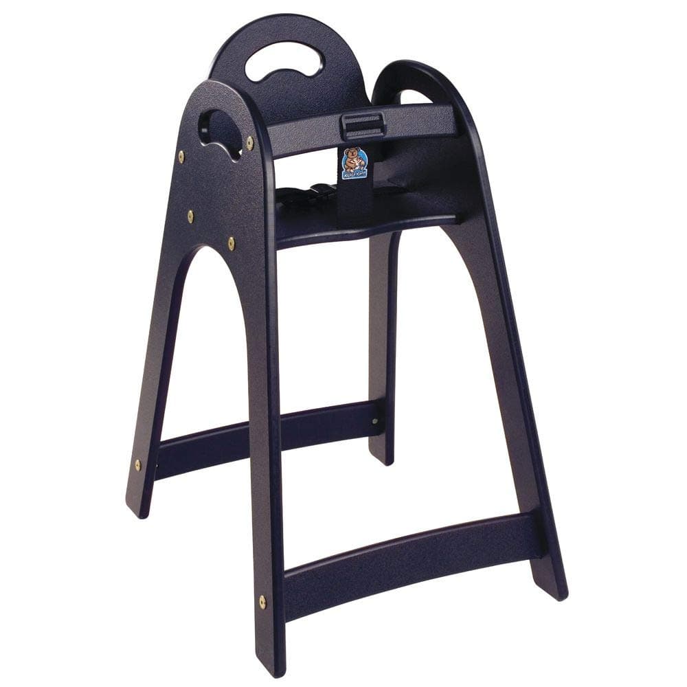 Koala Kare High Chair - Designer High Chairs for Babies and Toddlers (Black) - Curved Design, Space Saving, Travel Size Baby Chair - Feeding Baby High Chair
