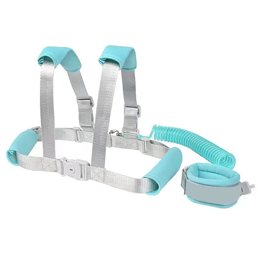 SCIENISH Kids Walking Leash Safety Anti Lost Wrist Link Kids Harness Baby Harness for Walking Toddler Harness Safety Leashes (Light Blue)
