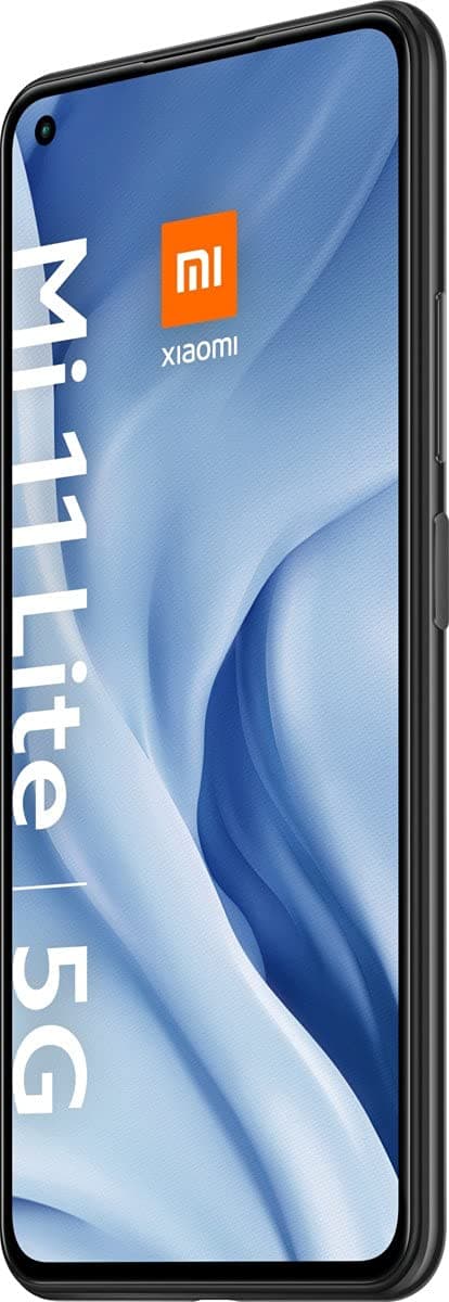 Xiaomi Mi 11 Lite Dual SIM 5G 8+128GB Truffle Black DE, MZB09AOEU, Schwarz, 8 GB + 128 GB