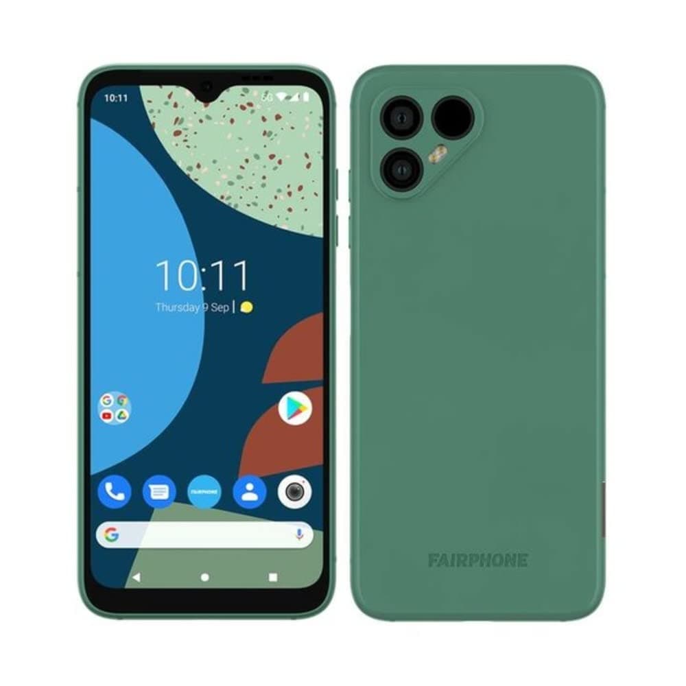 Fairphone 4 Dual-SIM 256GB ROM + 8GB RAM (GSM only | No CDMA) Factory Unlocked 5G Smart Phone (Green) - International Version