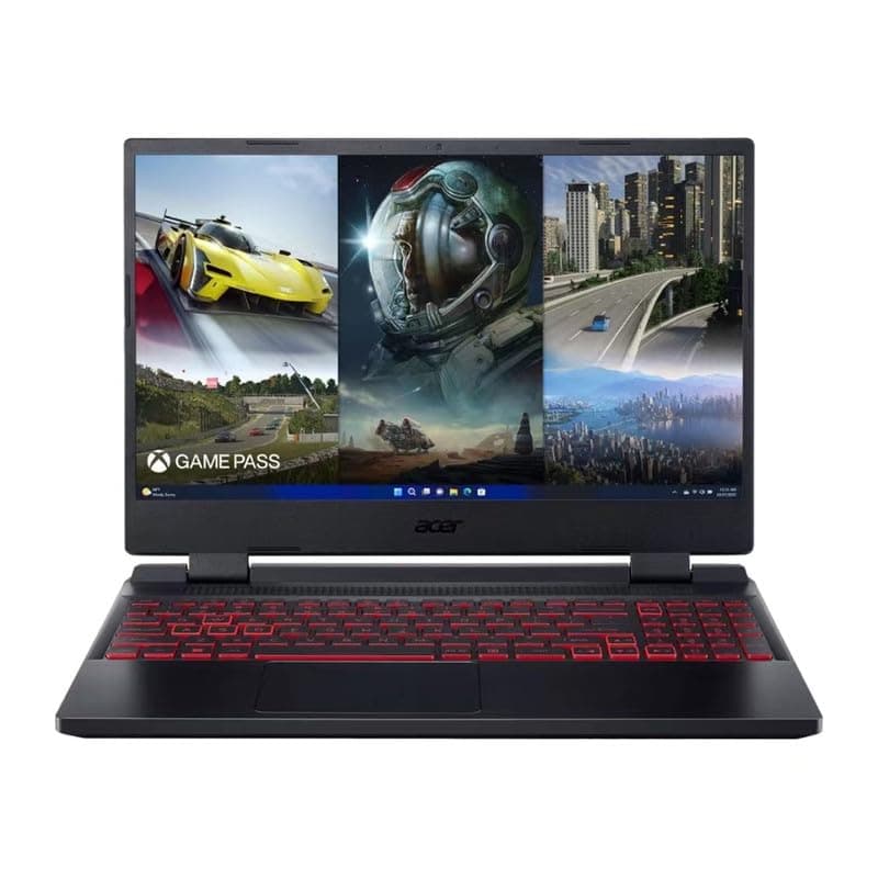 Acer Nitro 5 Gaming Laptop, 15.6" FHD (1920x1080), Intel 12th Gen Core i5 12450H, Octa-cores, NVIDIA GeForce RTX3050 Ti, 16GB DDR4, 512GB PCIe SSD, Black, Windows 11, TWE
