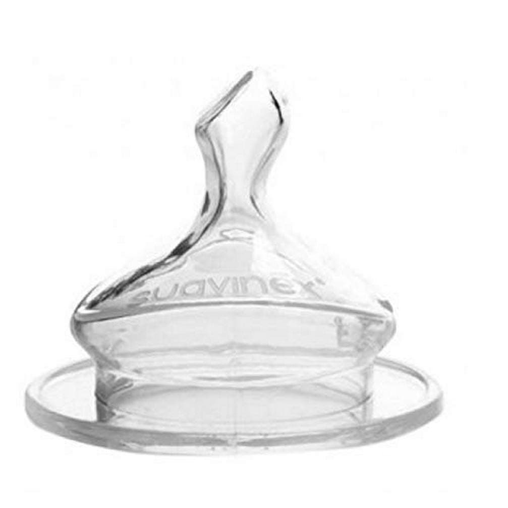 Suavinex 3800147 Anatomical Teat Wide Neck Silicone Size S2 M Set of 2