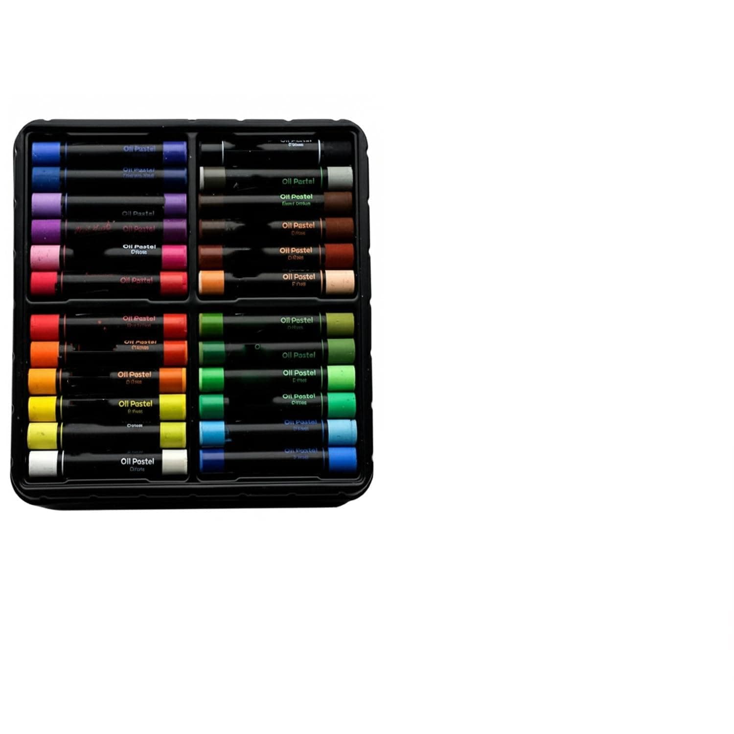 Oil Pastels Set, 24 Colors Professional Art Supplies for Blending & Layering, Vibrant Pigments for Drawing, Sketching & Craft, Ideal for Artists, Students & Beginners
