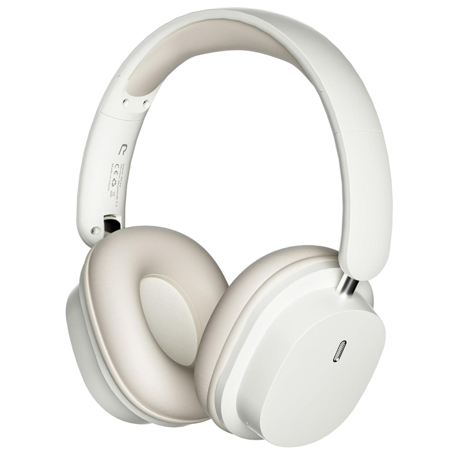 سماعات راس بلوتوث فوق الاذن هاي فاي ستيريو لاسلكية قابلة للطي مع ميكروفون بخاصية الغاء الضوضاء للمنزل والمكتب والسفر من توكفا ابيض رأس