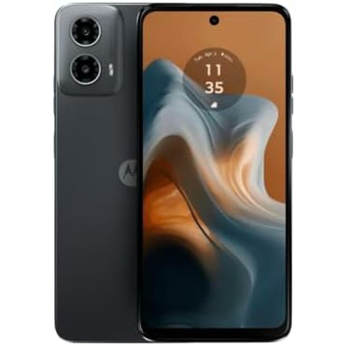 Motorola Moto G34 Dual-SIM 64GB ROM + 4GB RAM (GSM Only | No CDMA) Factory Unlocked 5G Smartphone (Charcoal Black) - International Version