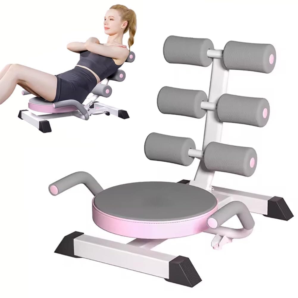 Sit Up Exercise Equipment, Abdominal Exercise Machine, Abdominal Muscle Training Foldable, Ab Crunch Machine for Stomach Workout, Ab Core Trainer Abdominal Machine for Home Gym