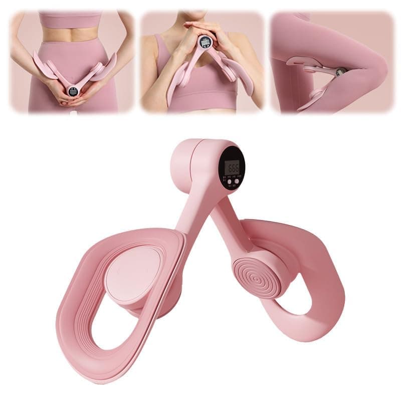 BIGTHREE Hip Trainer for Women, Inner Thigh Exercise Equipment with Counter, Thigh Exerciser for Butt/Arm/Leg with 360° Rotation Capability&Resistance Adjustment
