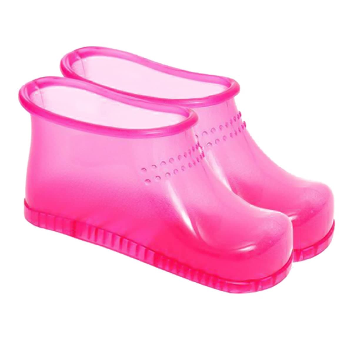 Balacoo 1 Pair Foot Bath Shoes Foot Massager Shoes Foot Massage Sandals Foot Bath Boots Foot Bathing Shoes Foot Bucket Massager Foot Relaxation Bucket Soaking Shoes Massage Shoes Pvc Spa
