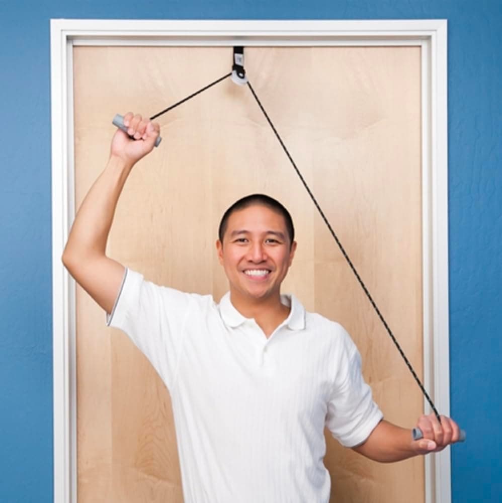 Norco Over The Door Economy Shoulder Pulley for Physical Therapy Rehab Indications - Frozen Shoulder, Rotator Cuff, Arthritis, Tendonitis, Bursitis, Surgery, Stroke, Motion Range,