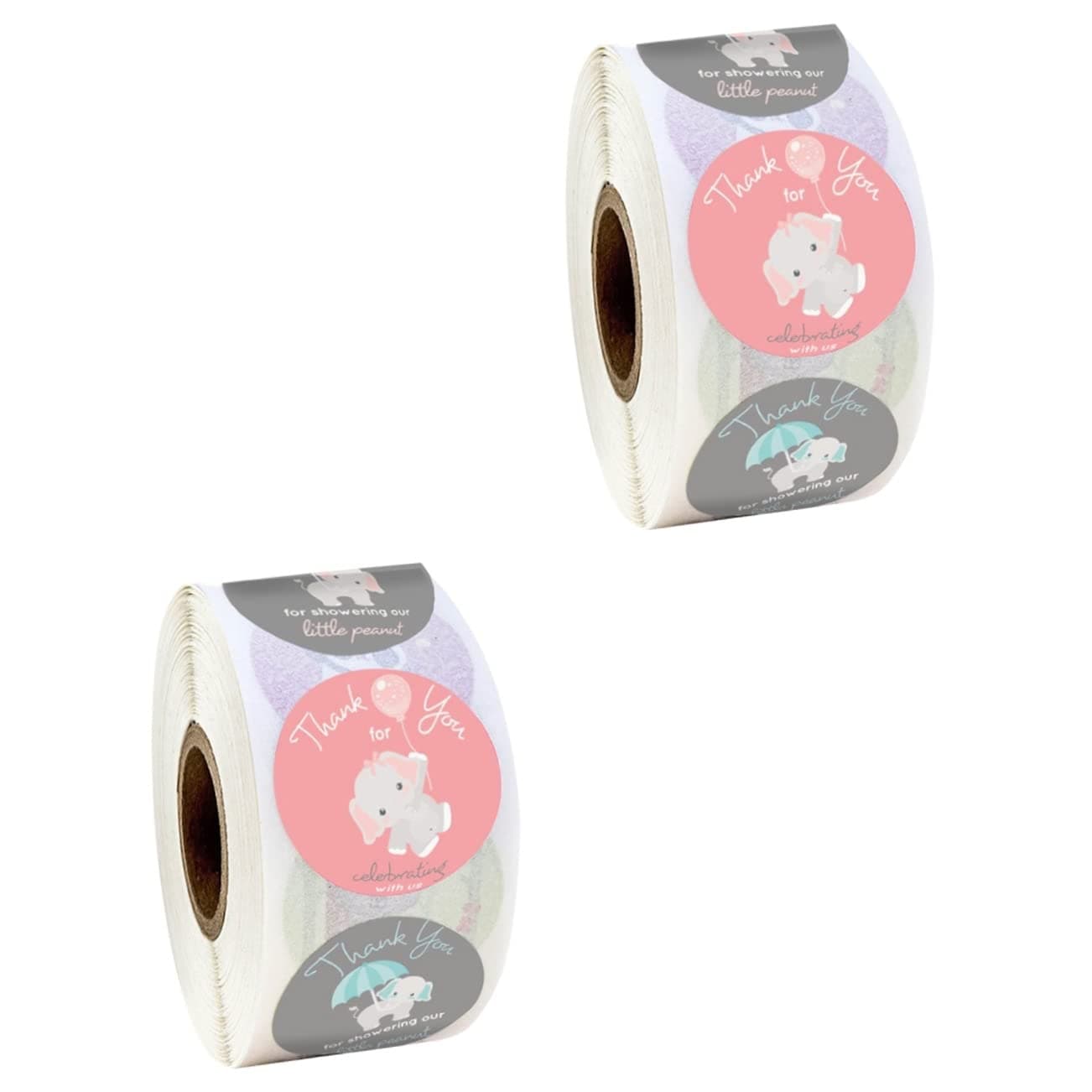 1000 Pcs Circle Stickers File Folder Decal Sealing Sticker for Packing Sealing Stickers Label Gift Baby Take a Bath Wrapping