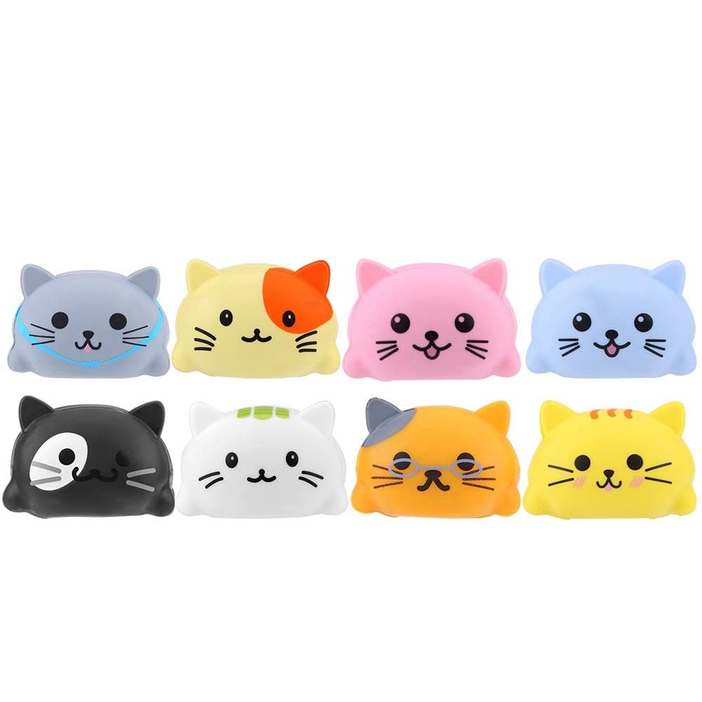 Music Scale Kittens/Puppies, 8Pcs Touch Sensitive Musical Learning Toy with Packing Box Suitable for Both Children and Adults(Kittens)