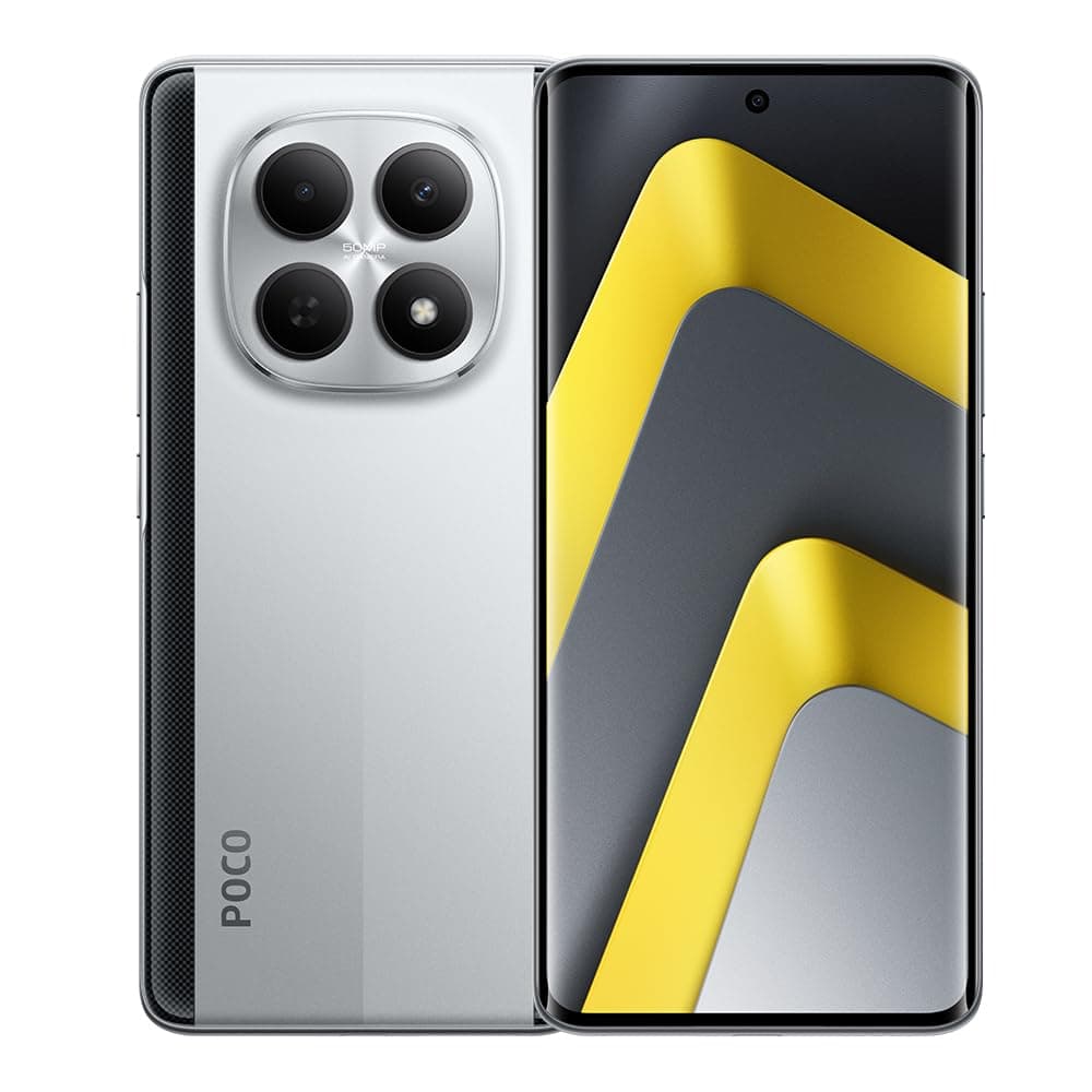 Xiaomi Poco M8 Dual-SIM 512GB ROM + 8GB RAM (GSM Only | No CDMA) Factory Unlocked 5G Smartphone (Silver) - International Version