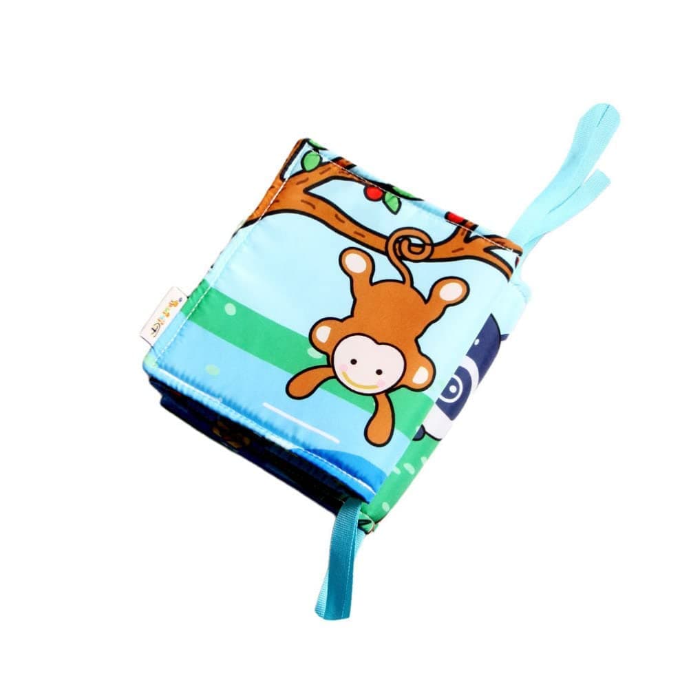 Baby Cloth Book Cute Cartoon Animal Waterproof Baby Books Early Education Toys Kids Bath Toys for Toddler Infants
