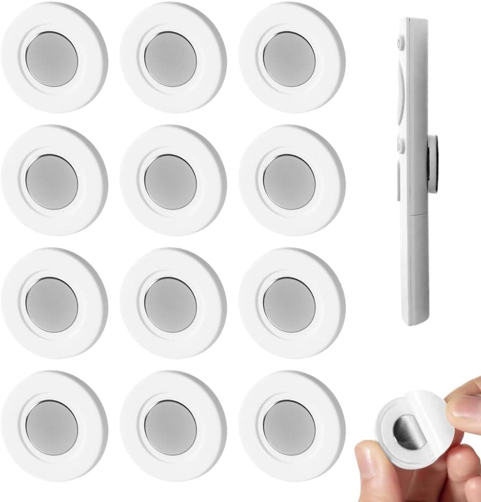 YelaJoy Magnetic Remote Control Holder, New Magnetic Remote Control Holder Wall Mount Hole Free, Remote Control Organizers Storage Self-Adhesive, for Home Office Remote TV Control Storage