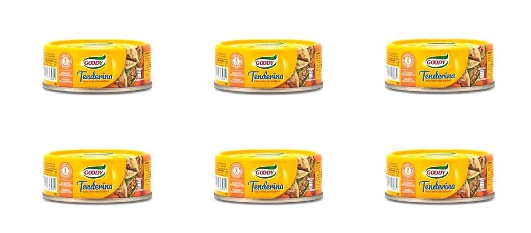 Goody Hot Buffalo Tuna Tenderina 80 g (Pack of 6)