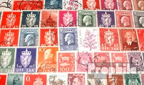 Norway 100 Various Stamps (Stamps for Collectors)