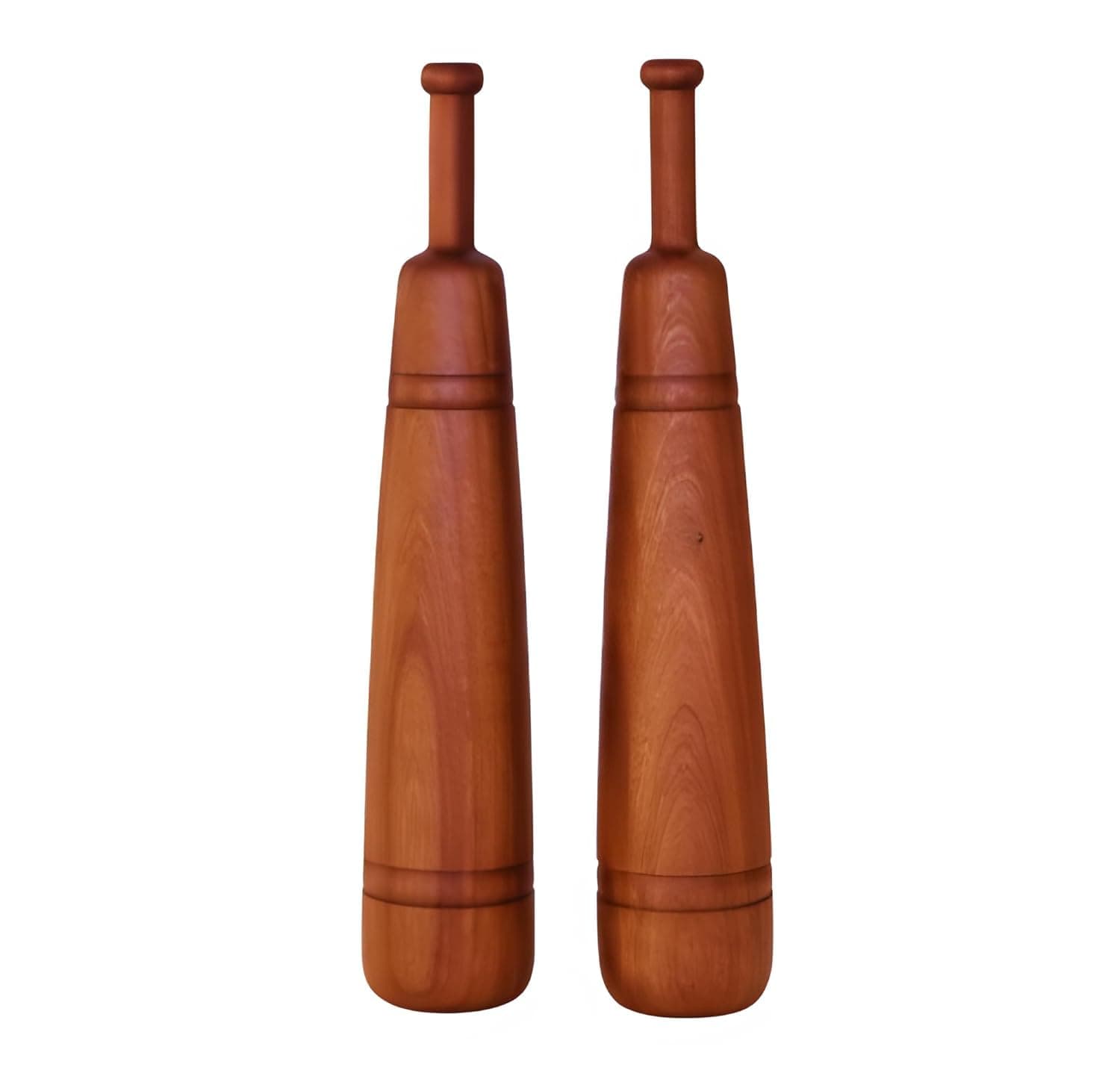 Handcrafted Persian Meels Wooden Indian Mugdar Club | Rosewood (Sheesham) Clubs for Fitness & Strength Training | Traditional Exercise Club | Made in India |