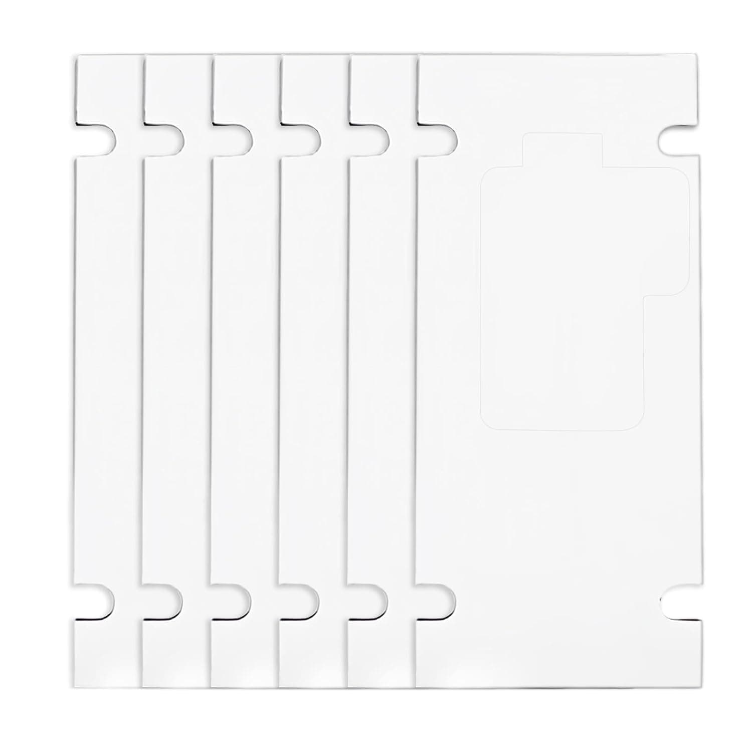 No-Drill Double Sided Tape for Ring Battery Video Doorbell Mount, 6 Pack Strong Adhesive Sticky Pad, Video Doorbell Mounting Tape, Video Doorbell Mounting Accessories for Houses Apartments Office