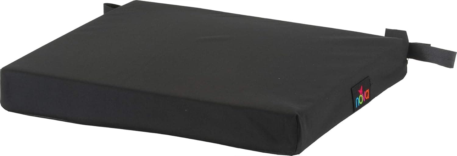 NOVA Gel & Memory Foam Seat & Wheelchair Cushion in 8 Sizes (from 16” x 16” to 18” x 24” Extra Wide), Comfortable & Durable Everyday Seat Cushion with Removable Water Resistant Cover, 2” or 3” Thick